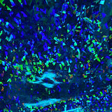Hologram Vinyl Spandex Broken Glass Fabric 60"
