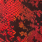 Hologram Tricot Nylon Spandex Fabric Viper Snake 60"