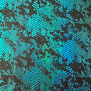 Hologram Tricot Nylon Spandex Fabric Viper Snake 60"
