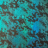 Hologram Tricot Nylon Spandex Fabric Viper Snake 60"
