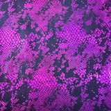 Hologram Tricot Nylon Spandex Fabric Viper Snake 60"