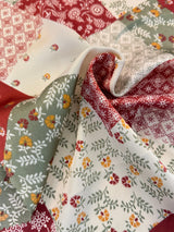 Printed Satin Floral Multicolor