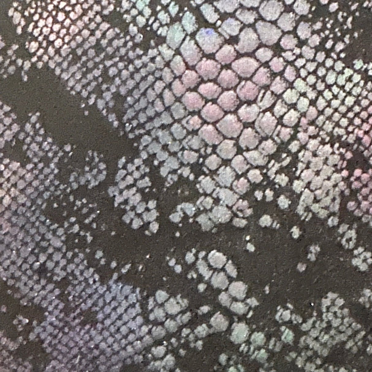 Hologram Tricot Nylon Spandex Fabric Viper Snake 60"