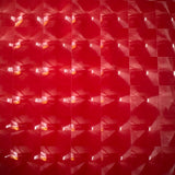 Stretch Vinyl Fabric Square Mirror 60" Red Black White