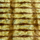 Faux Fur Shag Fabric Golden Brown Foxtail Print Multicolor