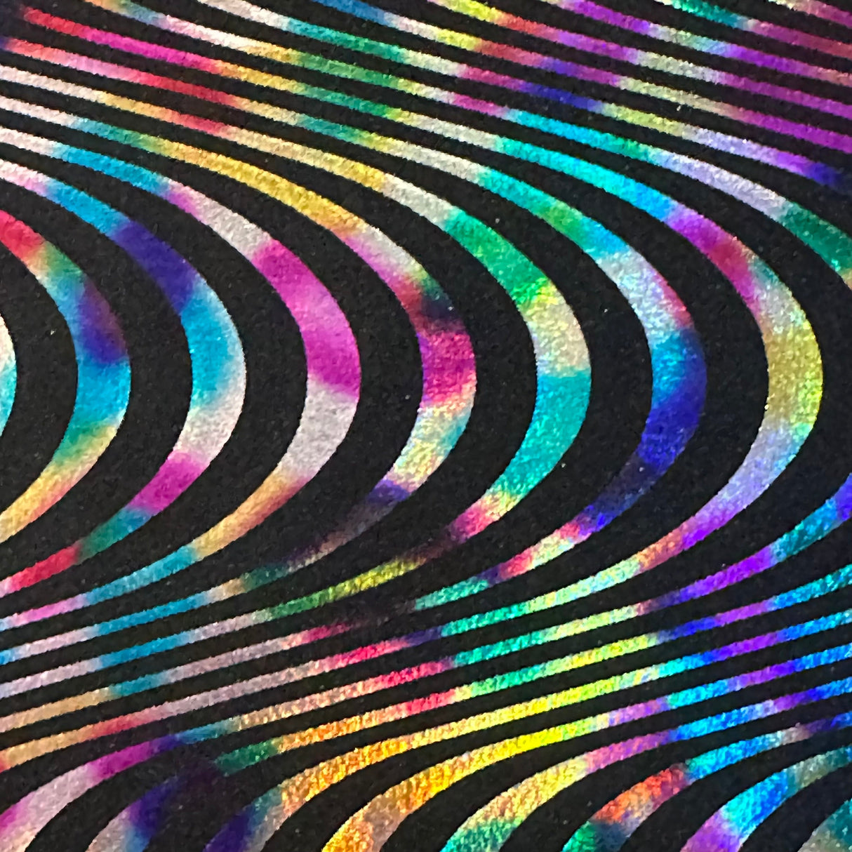 Nylon Spandex Hologram Tricot Fabric 4-Way Stretch