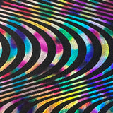 Nylon Spandex Hologram Tricot Fabric 4-Way Stretch