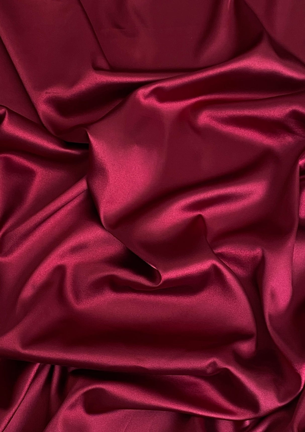 Stretch Satin Cranberry