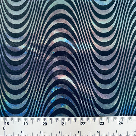 Nylon Spandex Hologram Tricot Fabric 4-Way Stretch