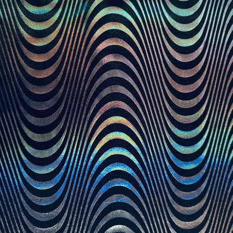 Nylon Spandex Hologram Tricot Fabric 4-Way Stretch
