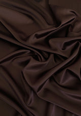 Stretch Satin Dark Chocolate