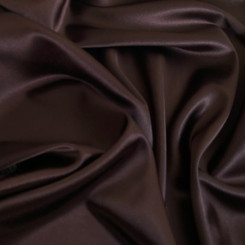 Stretch Satin Dark Chocolate