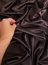 Stretch Satin Dark Chocolate