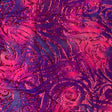 Nylon Spandex Tie Dye Paisley Snake Fabric