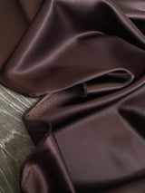 Stretch Satin Dark Chocolate