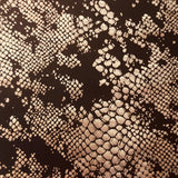 Hologram Tricot Nylon Spandex Fabric Viper Snake 60"