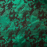 Hologram Tricot Nylon Spandex Fabric Viper Snake 60"