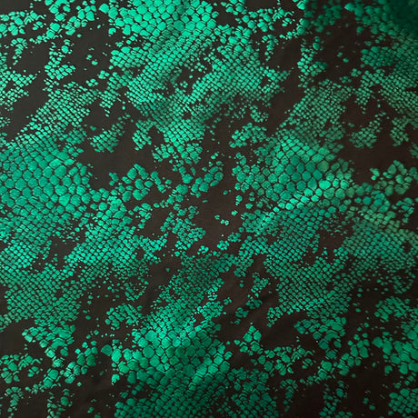 Hologram Tricot Nylon Spandex Fabric Viper Snake 60"