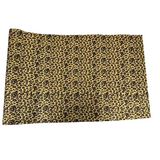 Leopard Print Glitter Canvas Vinyl Fabric - Leopard Print, 56/58" Width (1 Yard)