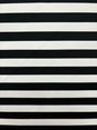 Black One Inch Striped Spandex Fabric - Black And White Stripes, 58/60" Width (Yards)