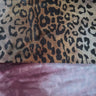 Polyester Spandex Leopard Hologram Tie Dye Fabric