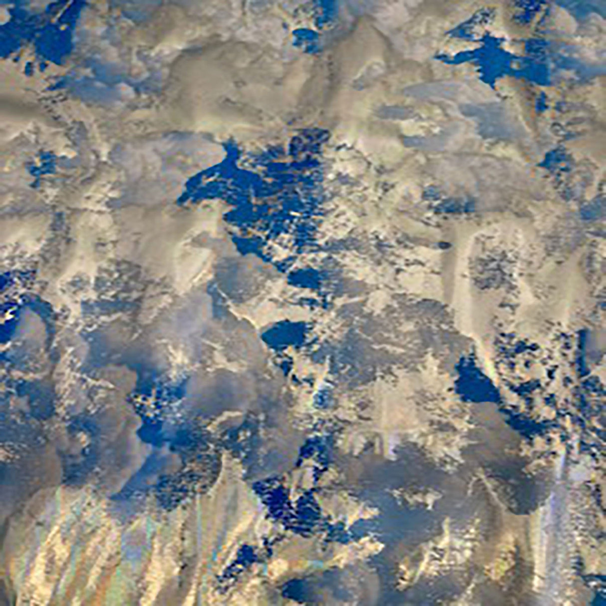 Polyester Spandex Fabric Spring Clouds Laser Hologram 60"