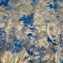 Polyester Spandex Fabric Spring Clouds Laser Hologram 60"