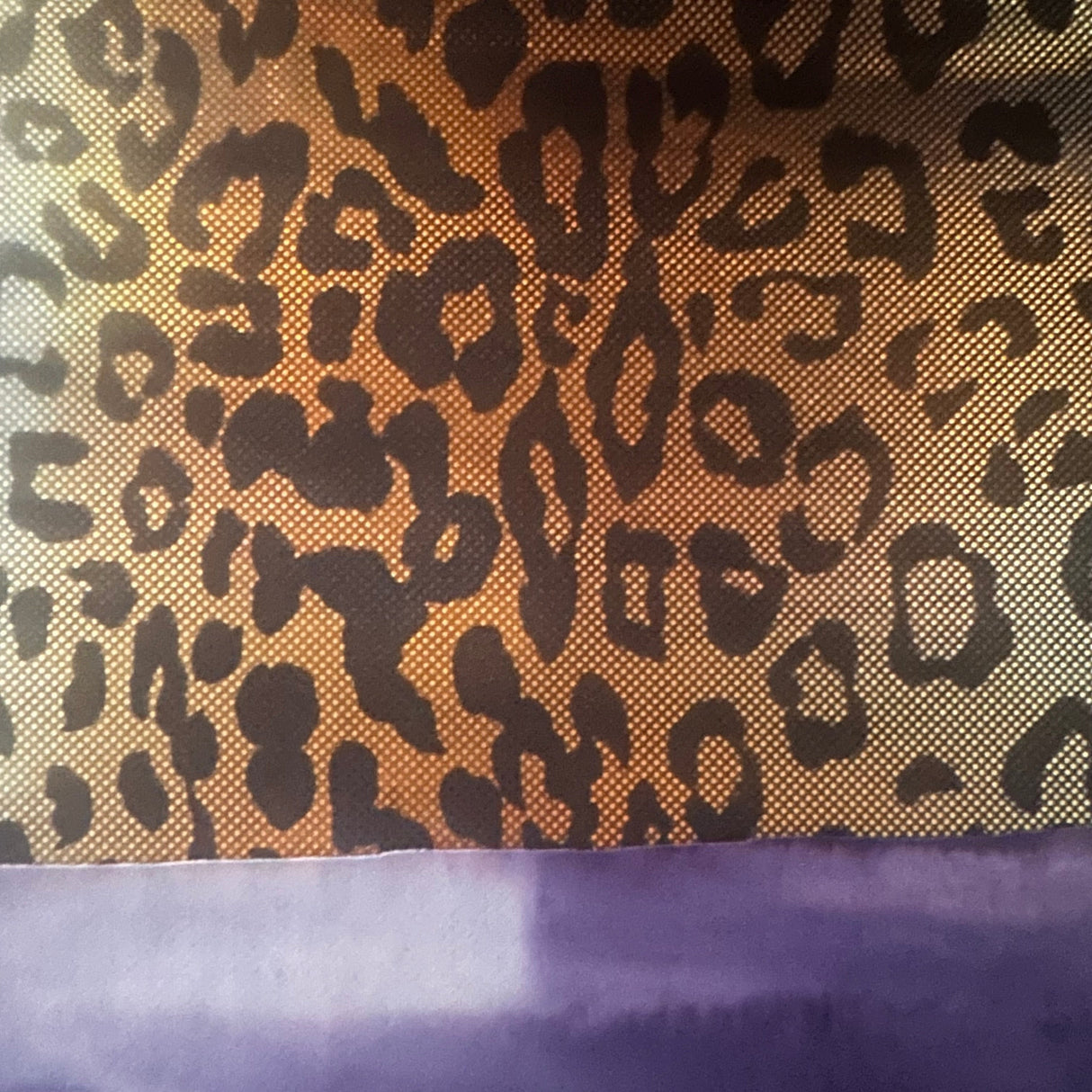 Polyester Spandex Leopard Hologram Tie Dye Fabric