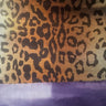 Polyester Spandex Leopard Hologram Tie Dye Fabric