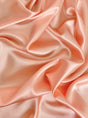 Stretch Silk Satin Peach