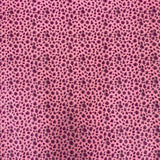 Leopard Print Glitter Canvas Vinyl Fabric