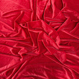 Stretch Velvet Spandex Fabric Misty Glitter