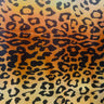 Polyester Spandex Leopard Hologram Tie Dye Fabric