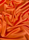 Orange Stretch Satin