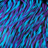 Faux Fur Fabric Three Spike Shaggy Colorful