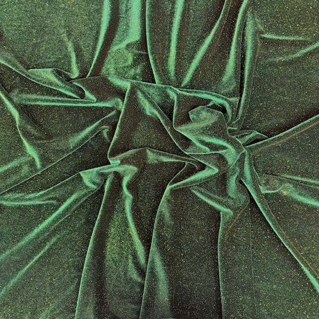 Stretch Velvet Spandex Fabric Misty Glitter