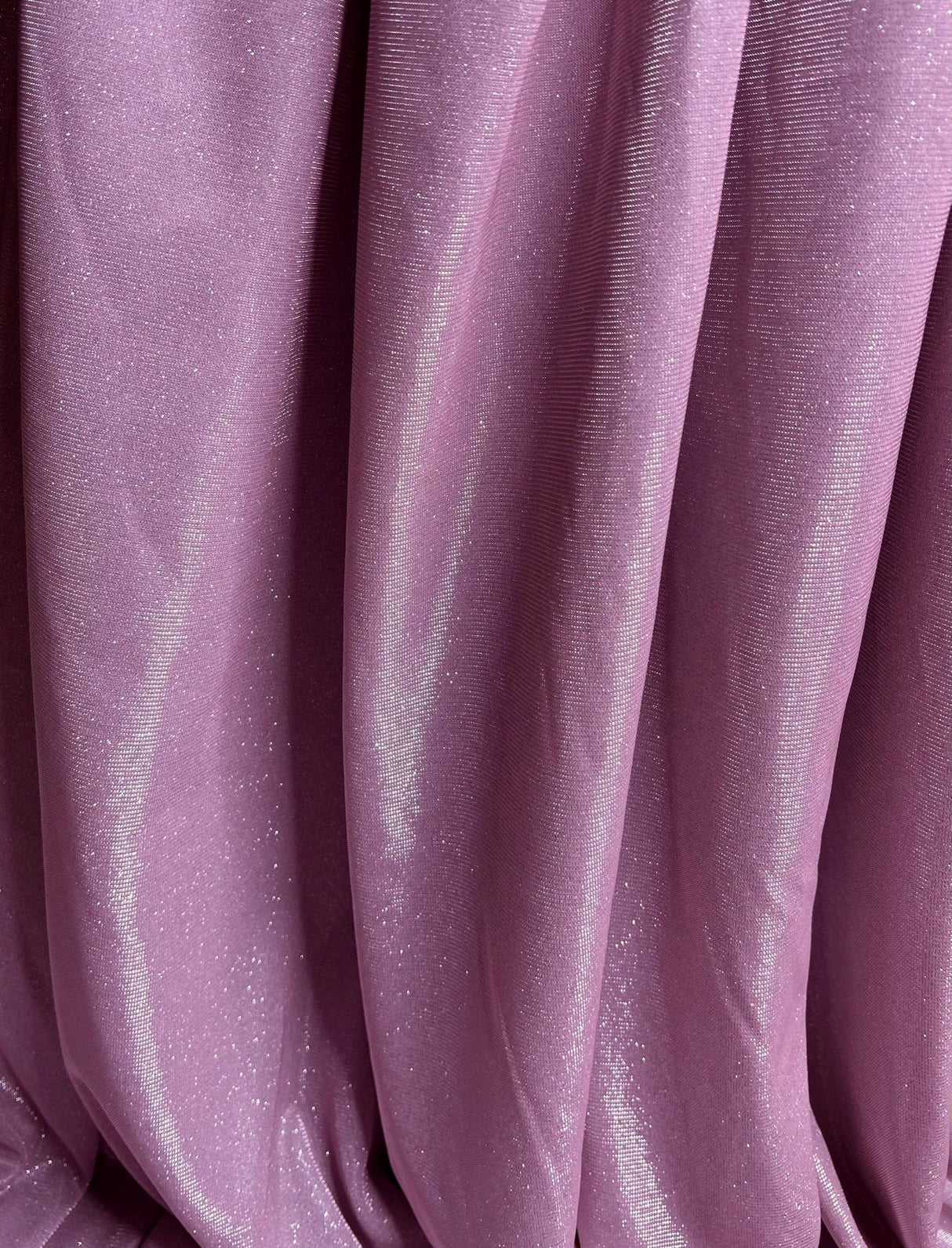 Stretch Metallic Lurex Baby Pink