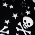 Skulls & Stars Anti Pill Fleece Fabric,