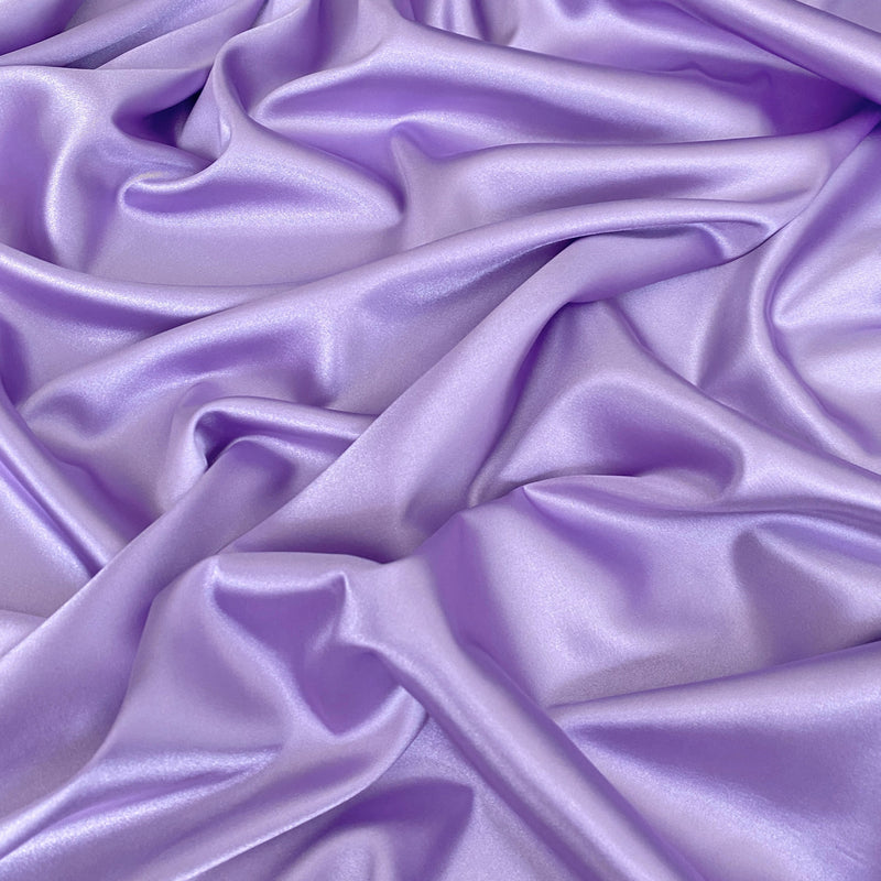 Lavender Silky Stretch Satin