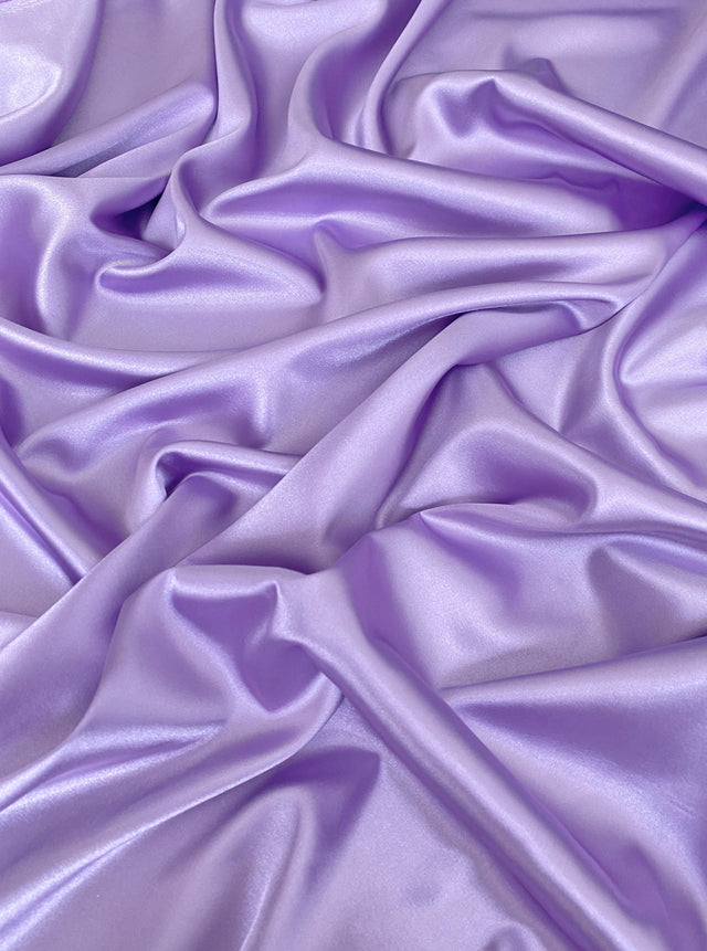 Lavender Silky Stretch Satin