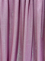 Stretch Metallic Lurex Baby Pink