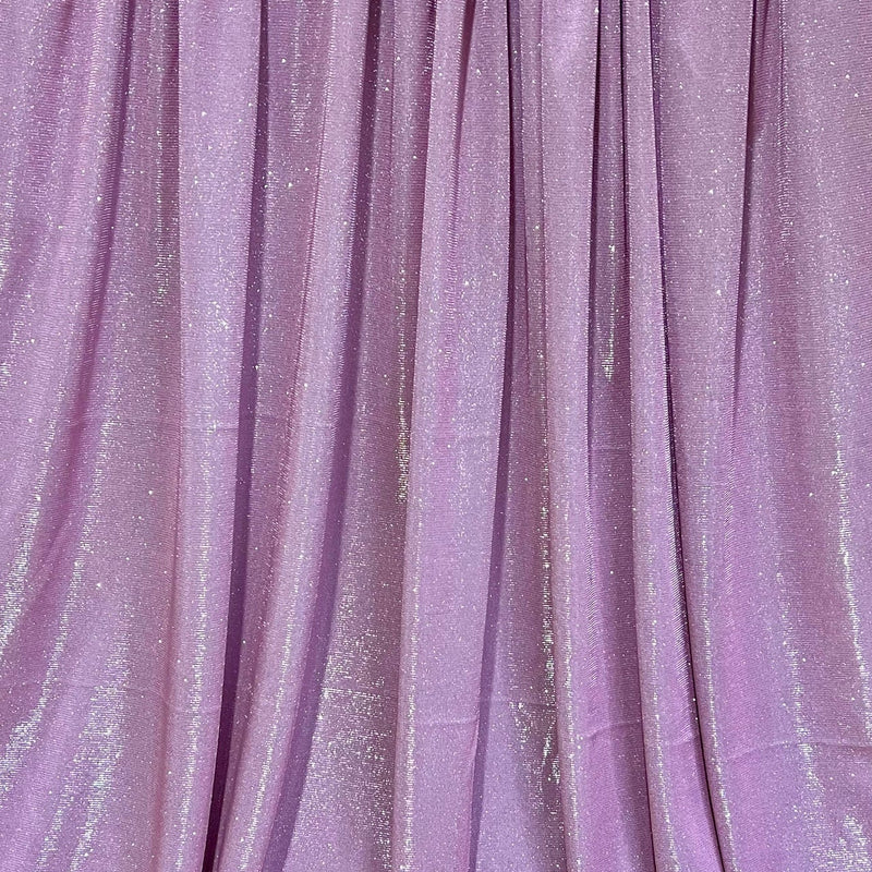 Stretch Metallic Lurex Baby Pink