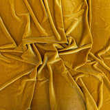Misty Glitter Stretch Velvet Spandex Fabric - 90% Polyester 10% Spandex, Glitter, 60" Width (1 Yard)