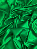 Stretch Silk Charmeuse Kelly Green