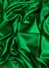 Stretch Silk Charmeuse Kelly Green