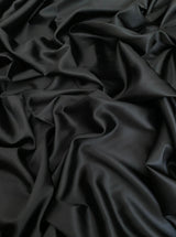 Stretch Satin Black