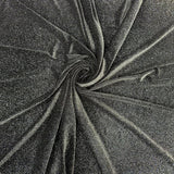 Stretch Velvet Spandex Fabric Misty Glitter