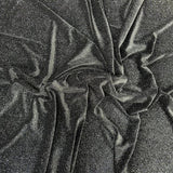 Stretch Velvet Spandex Fabric Misty Glitter