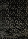 Black Marble With Silver Metallic Shimmery Design Faux Rabbit Touch Rug - Polyester Faux Fur Rug, Black Silver Marble, 7'6" X 10'3", 5' X 7' (1 Piece)