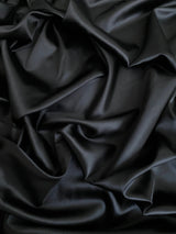 Stretch Satin Black